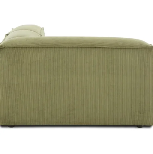 Chaise Longue Componibile In Velluto A Coste Lennon