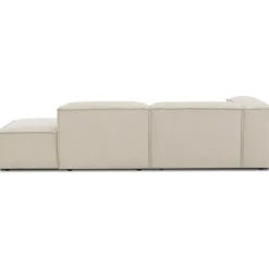 Chaise Longue Componibile In Velluto A Coste Lennon