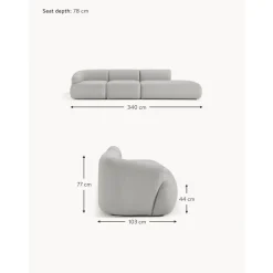 Chaise Longue Componibile Xl Sofia
