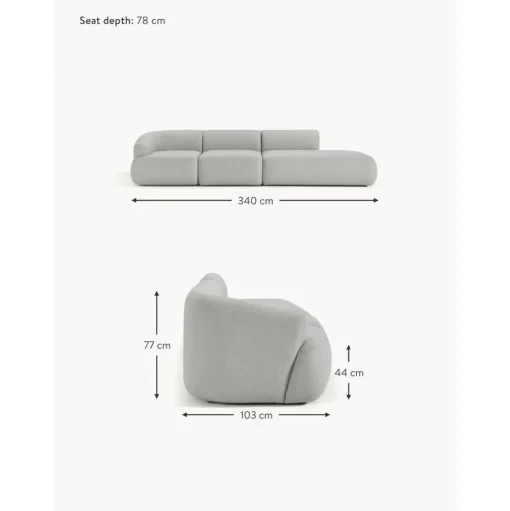 Chaise Longue Componibile Xl Sofia