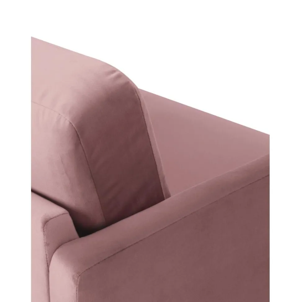 Chaise Longue In Velluto Fluente
