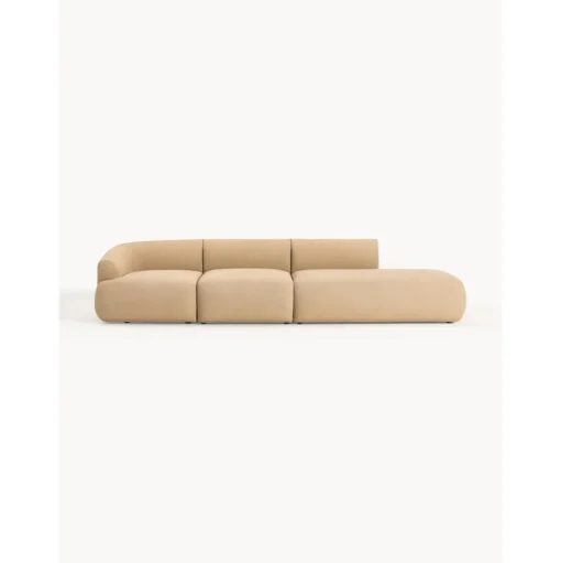Chaise Longue Xl Componibile In Boucle Sofia