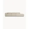 Chaise Longue Xl Componibile In Velluto A Coste Lennon