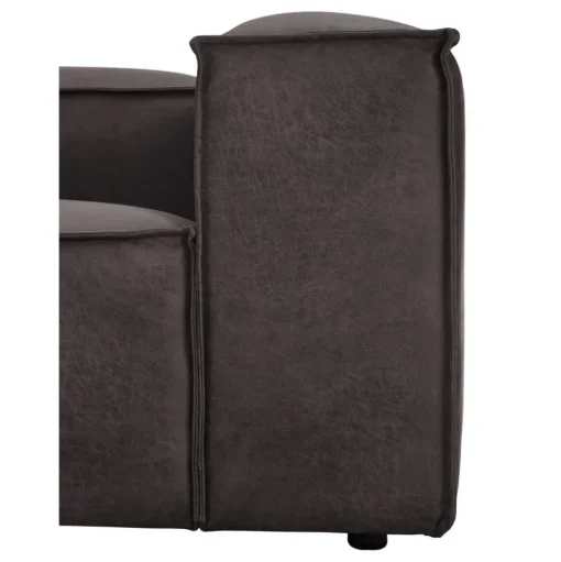 Chaise Longue Xl Componibile In Pelle Riciclata Lennon