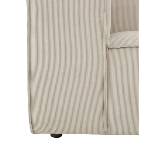 Chaise Longue Xl Componibile In Velluto A Coste Lennon
