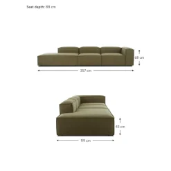 Chaise Longue Xl Componibile Lennon