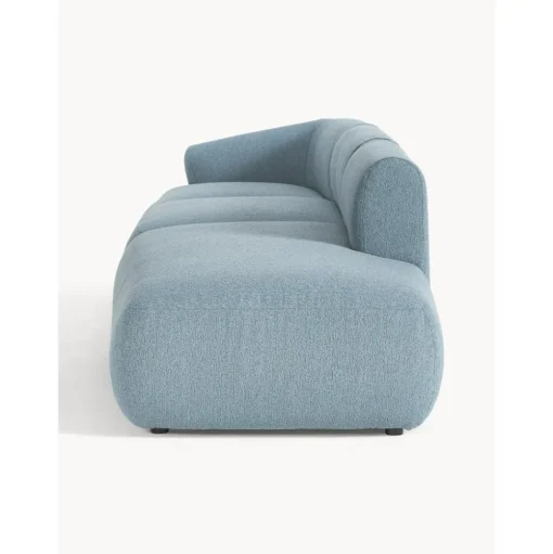 Chaise Longue Xl Componibile In Boucle Sofia