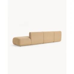 Chaise Longue Xl Componibile In Boucle Sofia