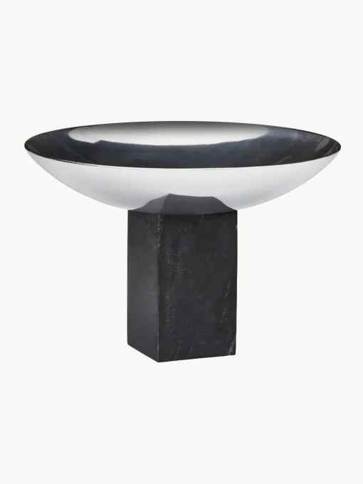 Ciotola Decorativa Con Base In Marmo Sapoto