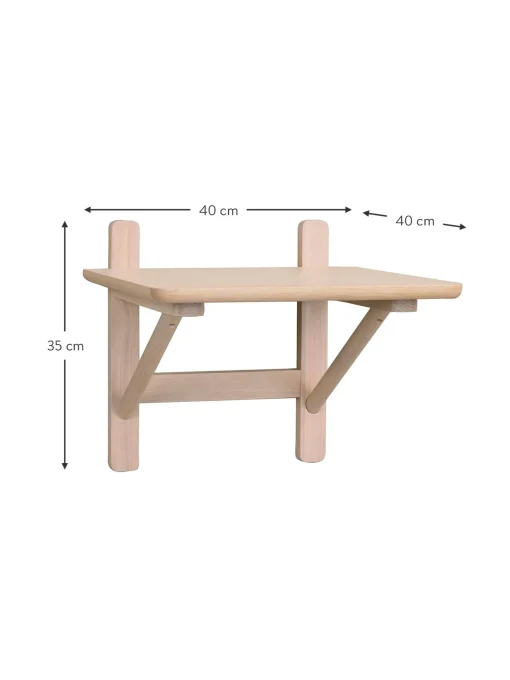 Comodino Da Parete In Legno Di Quercia Camrose