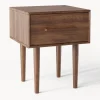 Comodino In Legno Di Mango Massiccio Paul