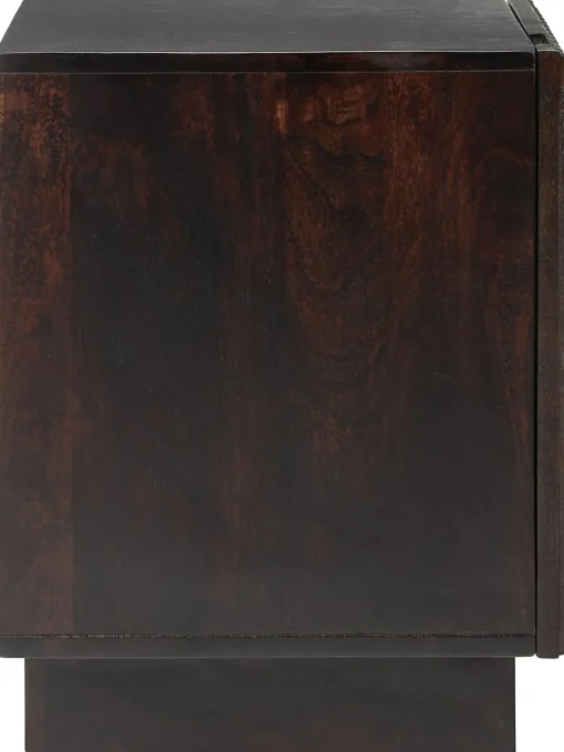 Comodino In Legno Di Mango Massiccio Louis