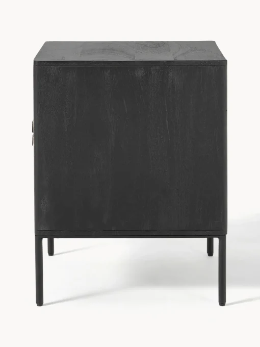 Comodino In Legno Di Mango Massiccio Con Cassetti June