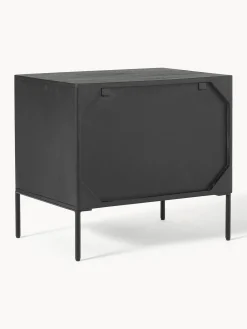 Comodino In Legno Di Mango Massiccio Con Cassetti June