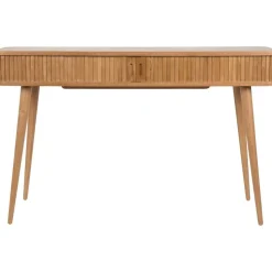 Consolle In Legno Con Vano Portaoggetti E Frontale Scanalato Barbier