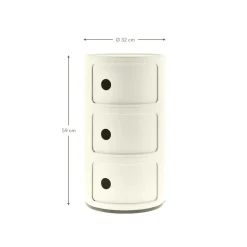 Contenitore Di Design Con 3 Cassetti Componibili