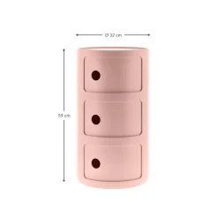 Contenitore Di Design Con 3 Cassetti Componibili Bio
