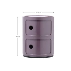 Contenitore Di Design Con 2 Cassetti Componibili