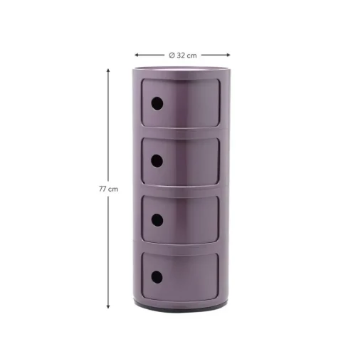 Contenitore Di Design Con 4 Cassetti Componibili