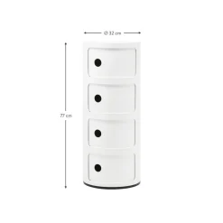 Contenitore Di Design Con 4 Cassetti Componibili