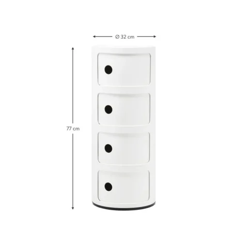 Contenitore Di Design Con 4 Cassetti Componibili