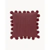 Copricuscino A Maglia Con Pompon Molly