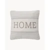 Copricuscino A Righe In Cotone Riciclato Home