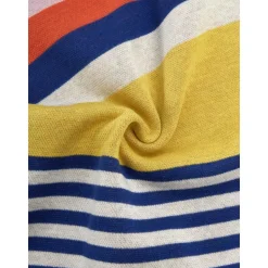 Copricuscino A Righe In Cotone Organico Stani