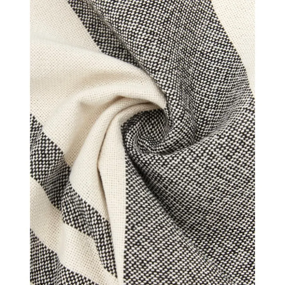 Copricuscino A Righe In Poliestere Riciclato Lines