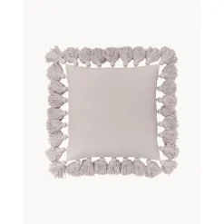 Copricuscino Beige Con Nappe Shylo
