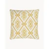 Copricuscino Boho Color Crema/Giallo Delilah