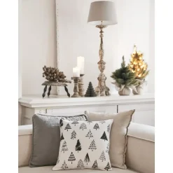 Copricuscino Con Alberi Di Natale Scandi