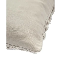 Copricuscino In Cotone Percalle Con Decoro Ricamato Faith