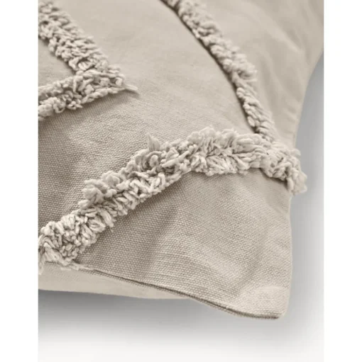 Copricuscino In Cotone Percalle Con Decorazione A Capitonne Faith