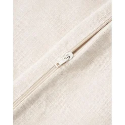 Copricuscino In Lino Beige Chiaro Lanya