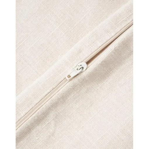 Copricuscino In Lino Beige Chiaro Lanya