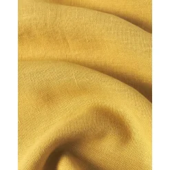 Copricuscino In Lino Giallo Lanya