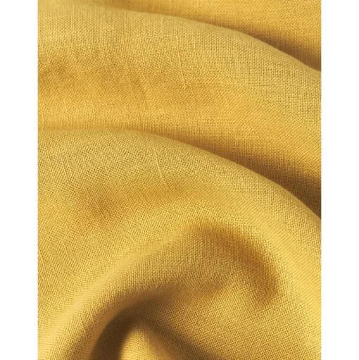 Copricuscino In Lino Giallo Lanya