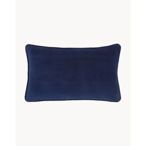 Copricuscino In Velluto Blu Navy Dana