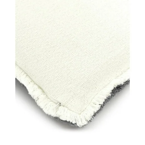 Copricuscino Reversibile Con Frange Loran