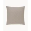 Copricuscino Strutturato In Lino Beige Malia