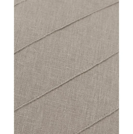 Copricuscino Strutturato In Lino Beige Malia