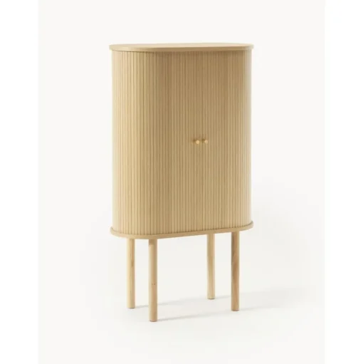 Credenza Alta Con Fronte Scanalato Calary