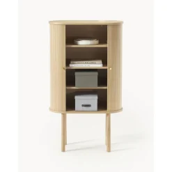 Credenza Alta Con Fronte Scanalato Calary