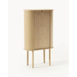 Credenza Alta Con Fronte Scanalato Calary