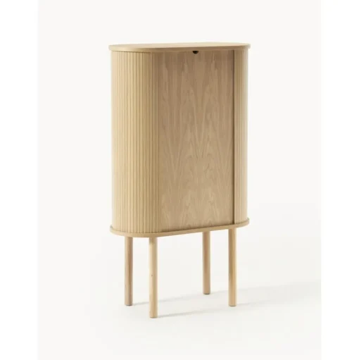 Credenza Alta Con Fronte Scanalato Calary