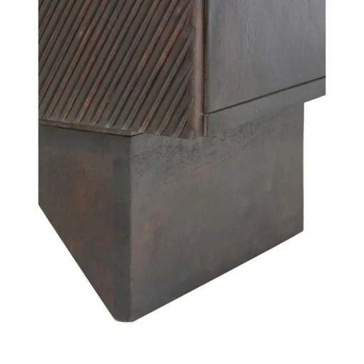 Credenza Alta In Legno Di Mango Massiccio Con Ante Louis