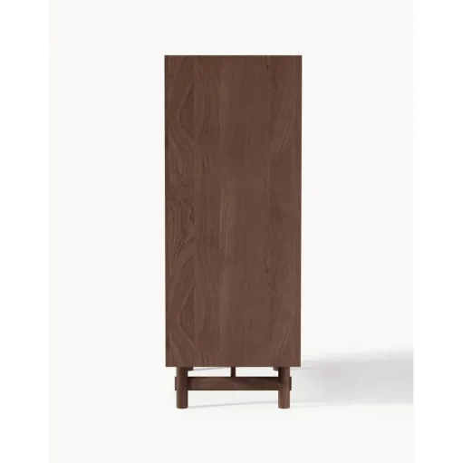 Credenza Alta In Legno Di Quercia Con Ante Diana