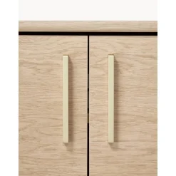 Credenza Alta In Legno Di Quercia Con Ante Diana