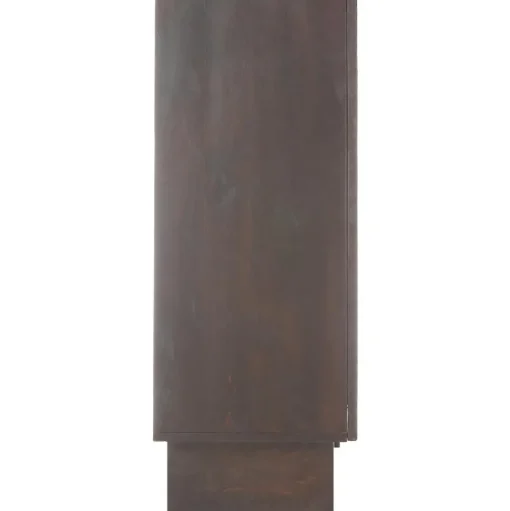 Credenza Alta In Legno Di Mango Massiccio Con Ante Louis